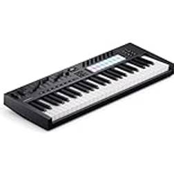 Novation Launchkey 49 [MK4] 49 key Semi-Weighted, USB, MIDI Keyboard Controller with DAW Chord & Scale Modes, 8 Drum Pads, & Arpeggiator — Includes Software Bundle for Music